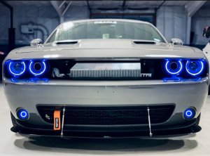 Dodge Challenger Headlight & Fog Light Halo Kit - ORACLE Lighting - Dynamic ColorSHIFT Surface Mount - `15-`22